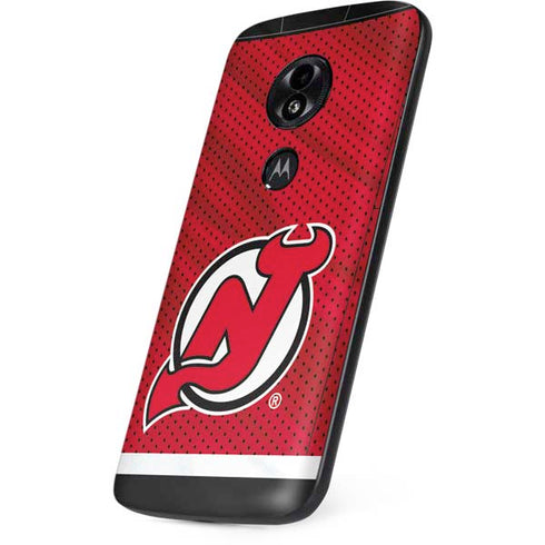 NHL New Jersey Devils Home Jersey Moto E5 Play Skin